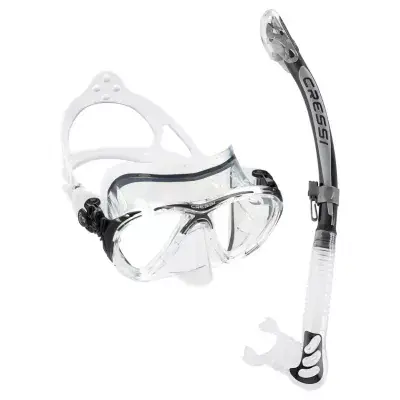 Sale Cressi Big Eves Evo Schnorchelset Clear