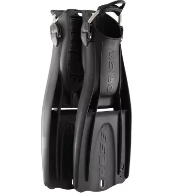 Cressi Origin LD Fins – Gummiflossen neutral tariert schwarz S/M Top-Angebot
