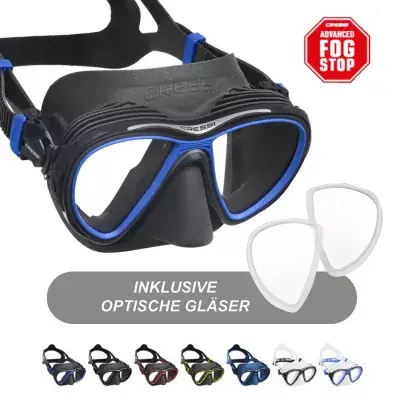 Jetzt Kaufen Quantum Tauchmaske Anti Fog Cressi mit optischen Gläsern