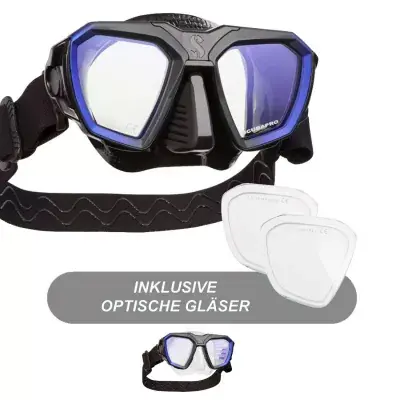 Billig D-Tauchmaske mit optischen Gläsern Scubapro