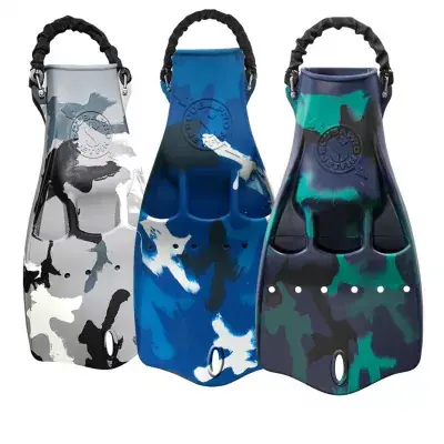 Sale Scubapro Gummiflosse - Jet Fin - Camouflage Blau Gr. M