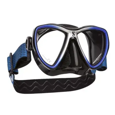 Synergy Mini Blau Silber Kinder Tauchmaske Sonderaktion