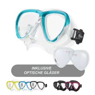 TUSA Intega Tauchmaske mit Sehstärke Optische Taucherbrille Meistverkauft