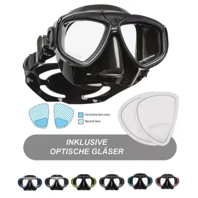 Zoom Taucherbrille inklusive Leseeinsätze Scubapro bifokal Jetzt Bestellen