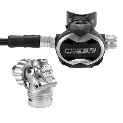 Cressi T10-SC Cromo Master Atemregler erste Stufe membrangesteuert von Cressi Nur Für Kurze Zeit