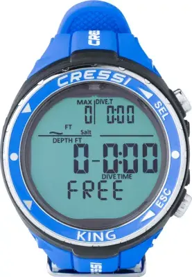 Must-Have KING Apnoe Tauchcomputer Cressi Blau
