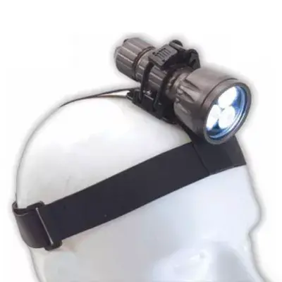 Kopfhalter für Lampen, Stablampen als Lampenhalter für Apnoe Letzte Chance