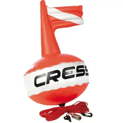 Taucherboje von Cressi zur Sicherheit beim schnorcheln und tauchen Notfall Markenprodukt