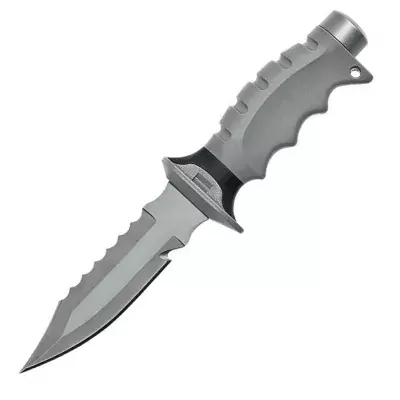 Das SK T Titanium Tauchmesser von Scubapro Ein zuverlässiges und exklusives Werkzeug für Taucher mit patentiertem Klingenmechanismus Preisreduziert