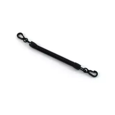 Ausverkauf Spiralleine einfach mit PVC Karabiner beidseitig befestigen Zubehör Fotoleine
