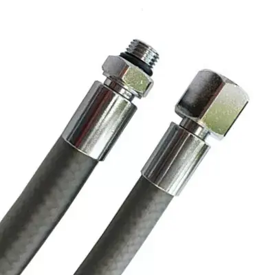 Geprüft MD Gummi Schlauch 3/8" Länge 74 cm