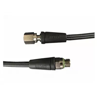 Versand Am Gleichen Tag Miflex Hochdruck Schlauch schwarz HP Hose 15cm Ersatzteile Ersatzschläuche