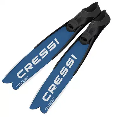 Finale Aktion Cressi Gara Modular Impulse Apnoeflossen Blau/Metall Gr. 38/39
