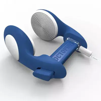 Nasenklammer Classic Octopus Blau Weiß Neuheit