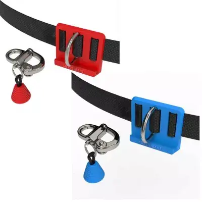 CNF-Gürtel rot mit Schnellverschluss Apnoe Tauchen Lanyard Neu