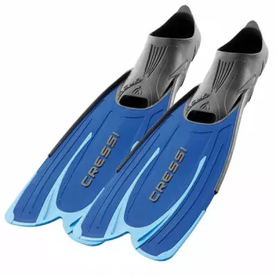 Cressi Agua Schnorchel und Tauchflossen Blau Gr. 35/36 Garantierte Lieferung