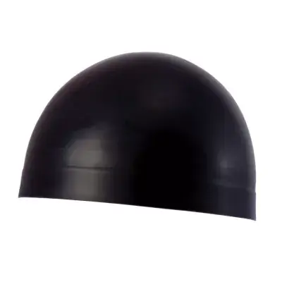 Must-Have Silicone Badekappe als PowerCap schwarz nahtlose Domecap