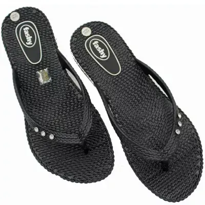 Fashy Saint Tropez Pantolette Badeschuhe Flip Flop Schwarz Gr. 36 Preisknaller