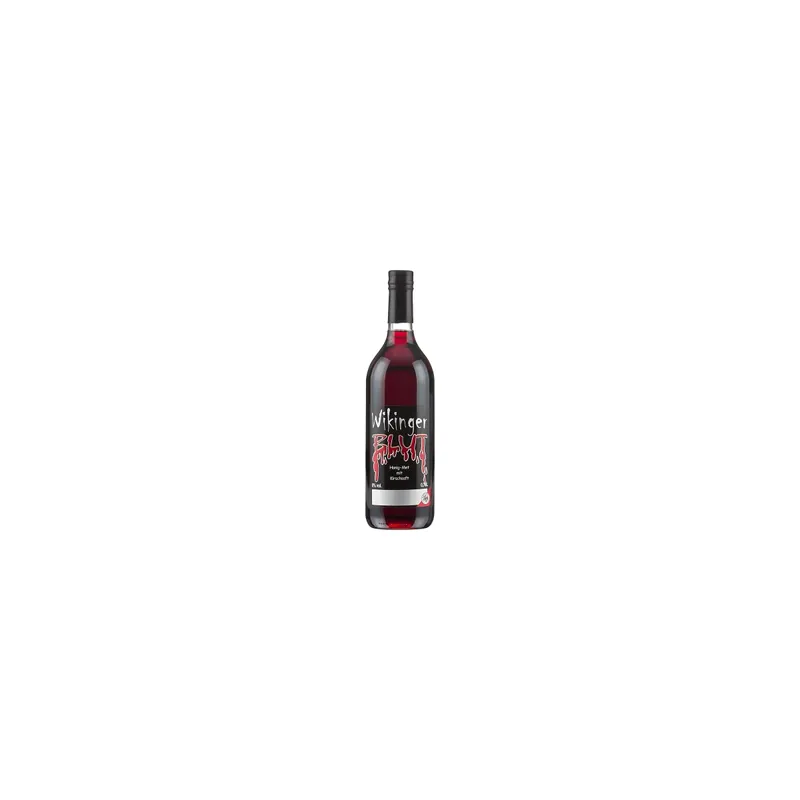 Neue Kollektion Wikinger-Blut 0,75 Liter Flasche - Honigmet mit Kirschsaft