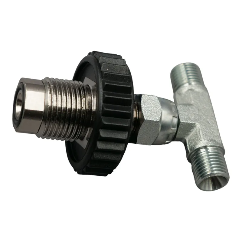 Anschluß T-Stück zum Zusammenschalten von Speicherflaschen G5/8" - 2x G1/4" Super-Preis