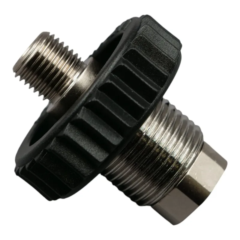 Anschlußwelle mit Handrad für Füllschlauch G5/8" 300bar AG- G1/4" AG Angebot