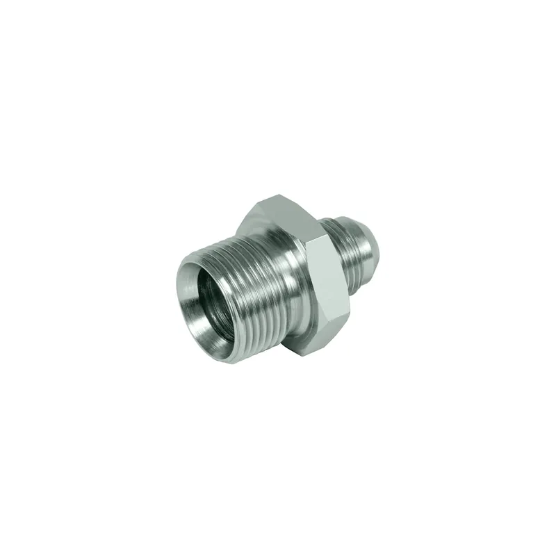 Doppelgewindenippel G 1/4" AG - JIC 7/16"-20 UNF AG Preis Gesenkt