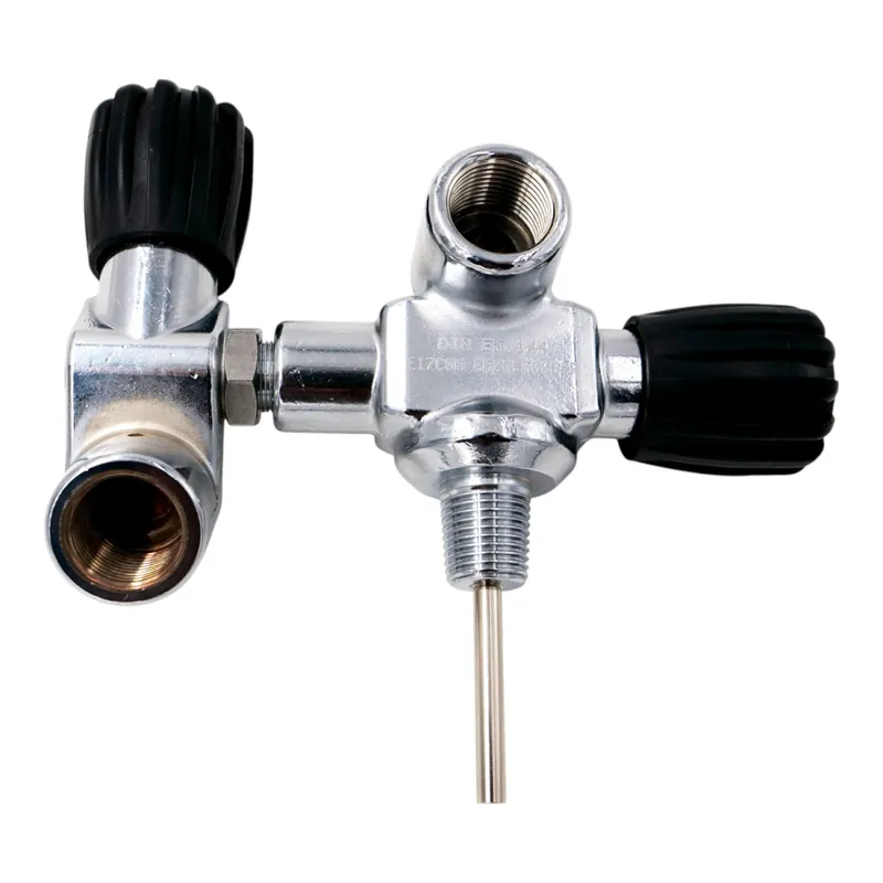 Garantierte Lieferung Double valve compressed air G5/8” 300bar 17E Small conical H-diving cylinder valve right