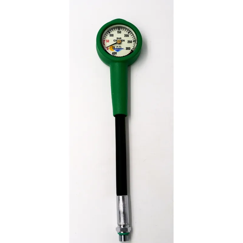 Top-Seller Finimeter Oxygen 300bar mit 18cm Hochdruckschlauch