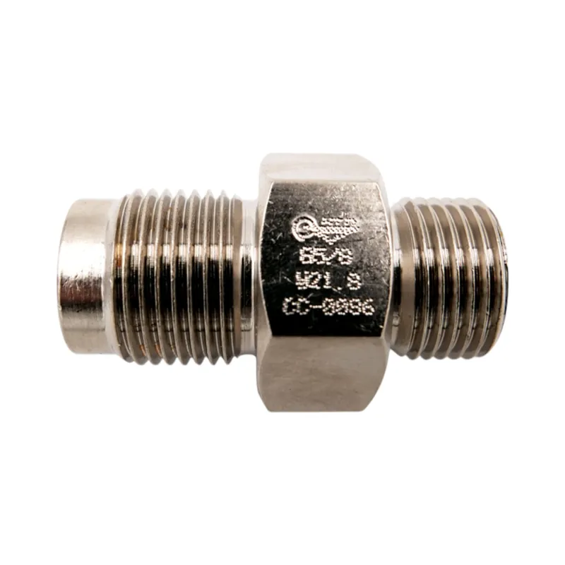 Schnäppchen Gewindeadapter 300 Bar Druckluft G 5/8" Aussengewinde - Edelgas W21.8 Aussengewinde
