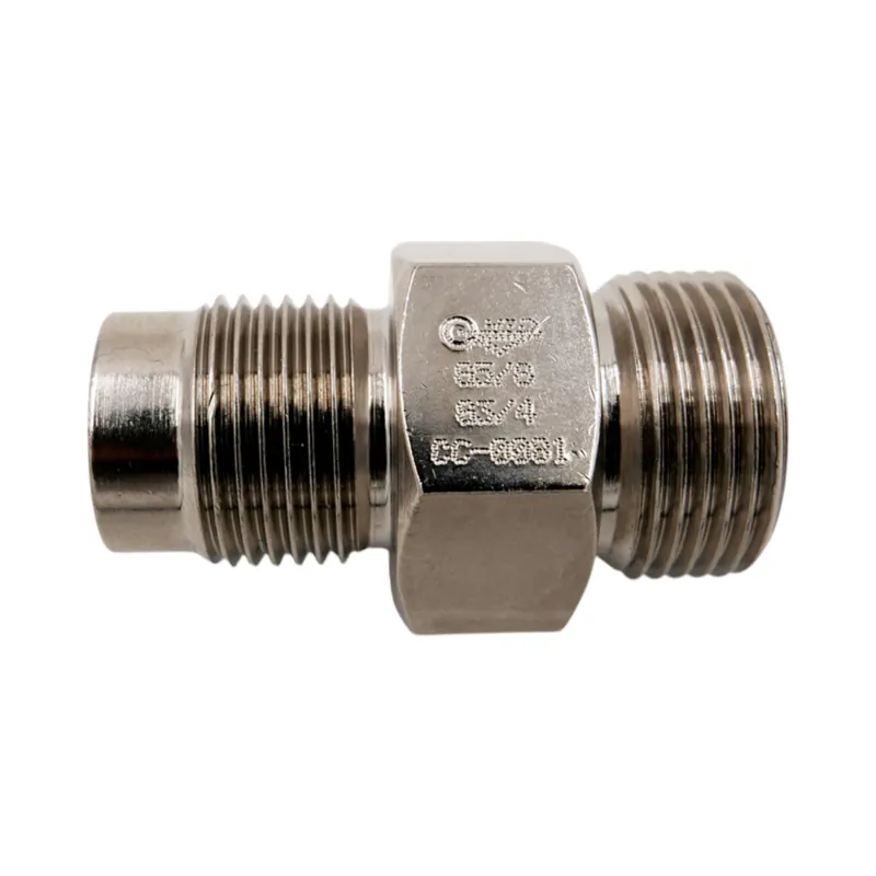 Gewindeadapter 300 Bar Druckluft G5/8" Aussengewinde - Sauerstoff G 3/4" Aussengewinde Markenware
