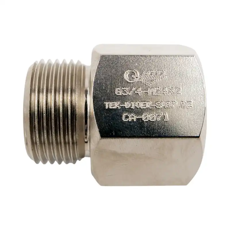 Expressversand Gewindeadapter Sauerstoff G 3/4" Aussengewinde - M24x2 Innengewinde Drägerventil