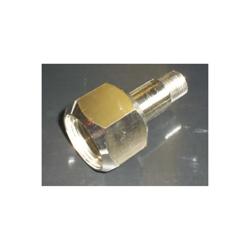 High-pressure connection for nitrogen W24 union nut with connection piece G 1/4 " Markenprodukt
