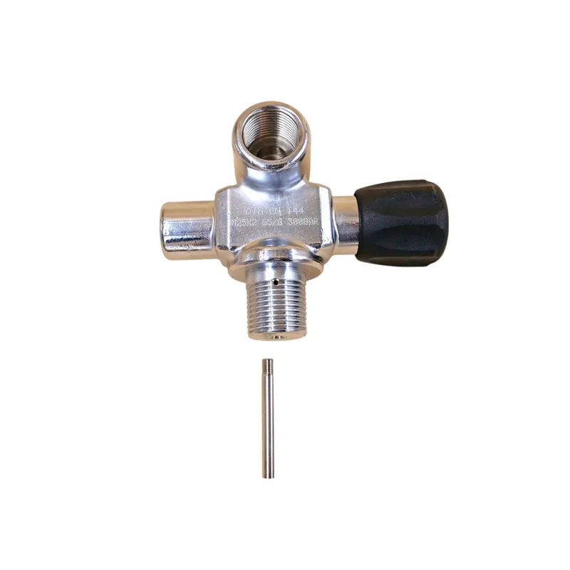 Echt Brückenmonoventil Druckluft G5/8" 300 Bar M25x2 Tauchflaschenventil rechts
