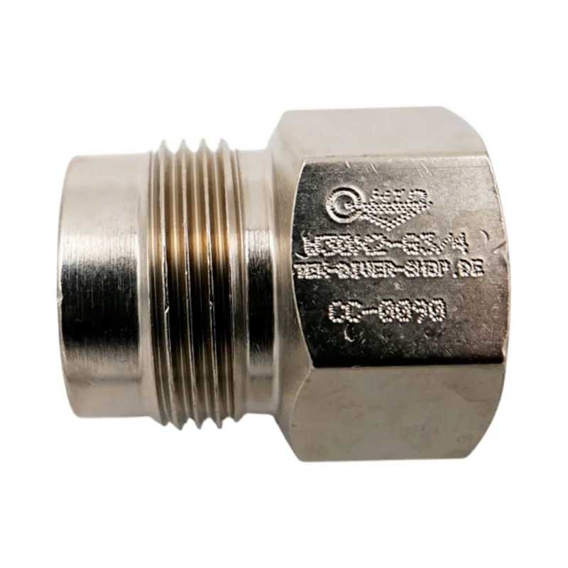 Finale Aktion Gewindeadapter 300 Bar Sauerstoff Aussengewinde nach G3/4" Sauer