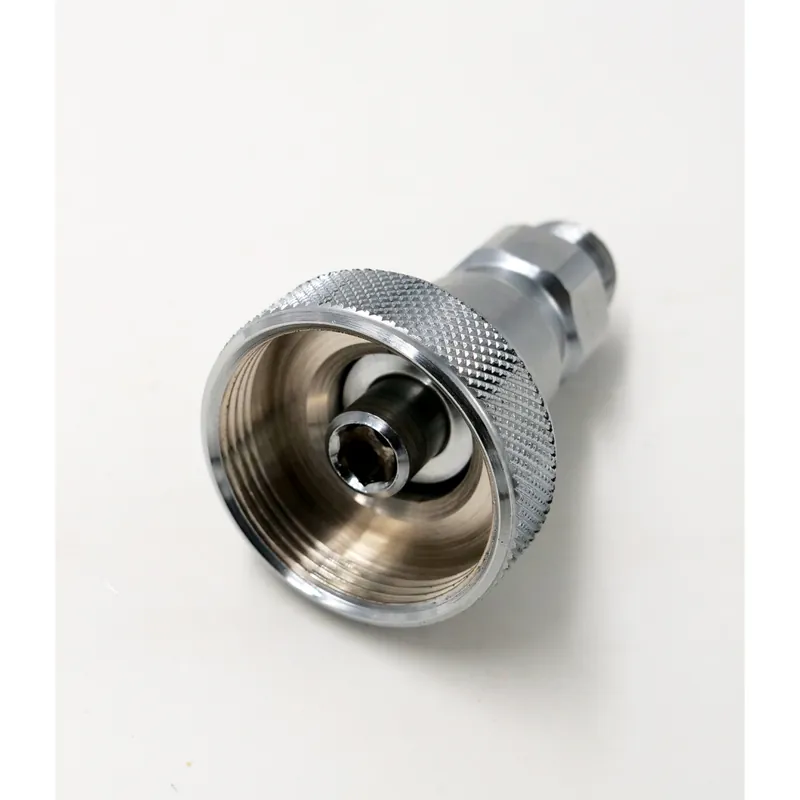 Direktkauf Schlauchadapter M31,2x1,5mm mit Sicherheitsventil für normaler Mitteldruckschläuche