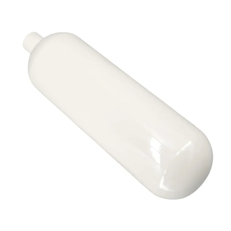 Super-Preis Stahlflasche / Tauchflasche 1 Liter 200 bar 83mm M18x1,5mm ohne Ventil weiß