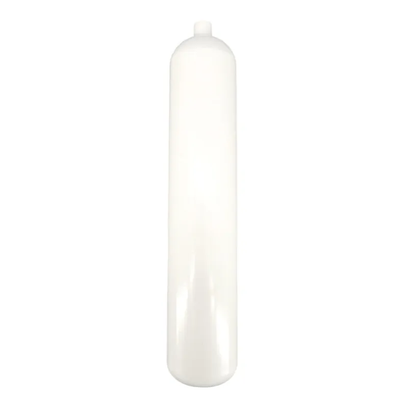 Billig Steel cylinder / diving cylinder 3 liters 300 bar 100mm M18x1.5 without valve white