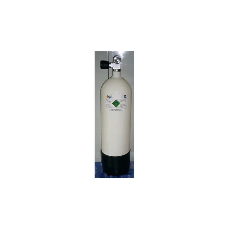 Tauchflasche 10 Liter 300bar 171mm komplett mit Ventil und Standfuß Bestseller