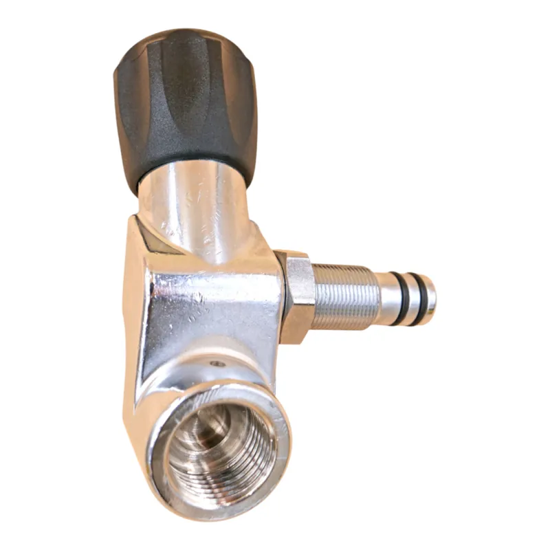 Expressversand Zweitabgang Druckluft 230 Bar links mit M16 Rechtsgewinde