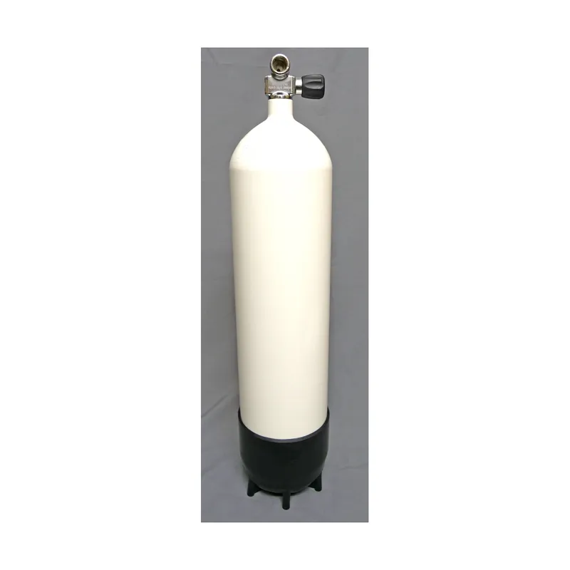 Diving bottle 12 liters 300bar complete with valve and stand 171mm Highlight