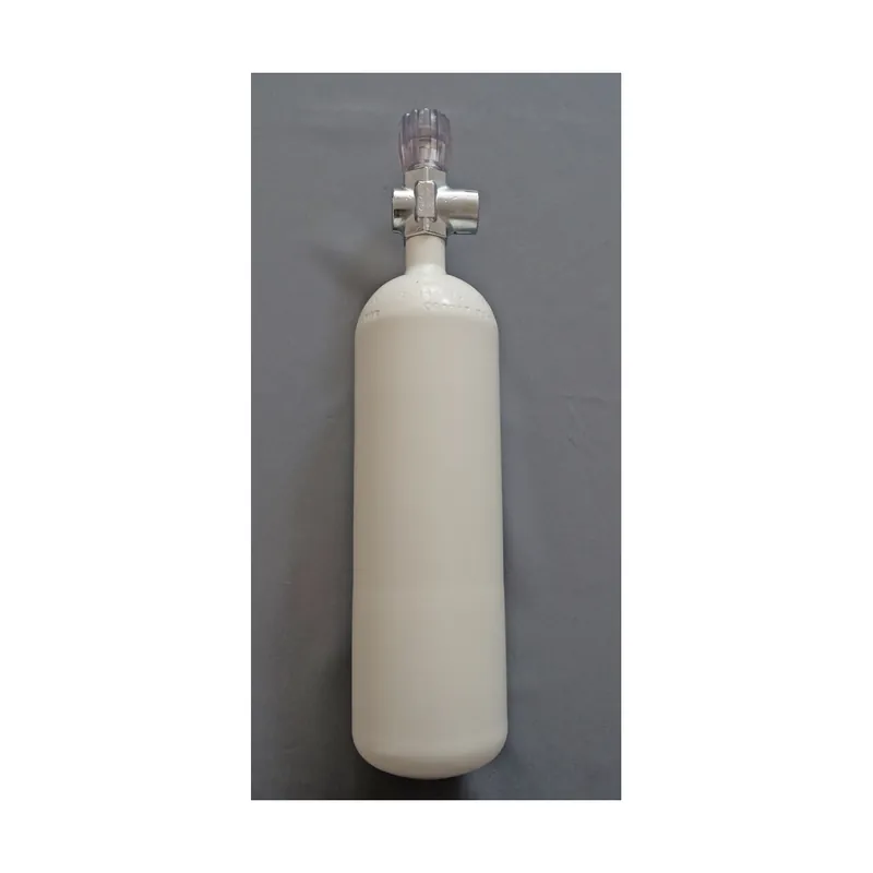 Preisreduziert Diving bottle 2 litre 300bar complete with valve white