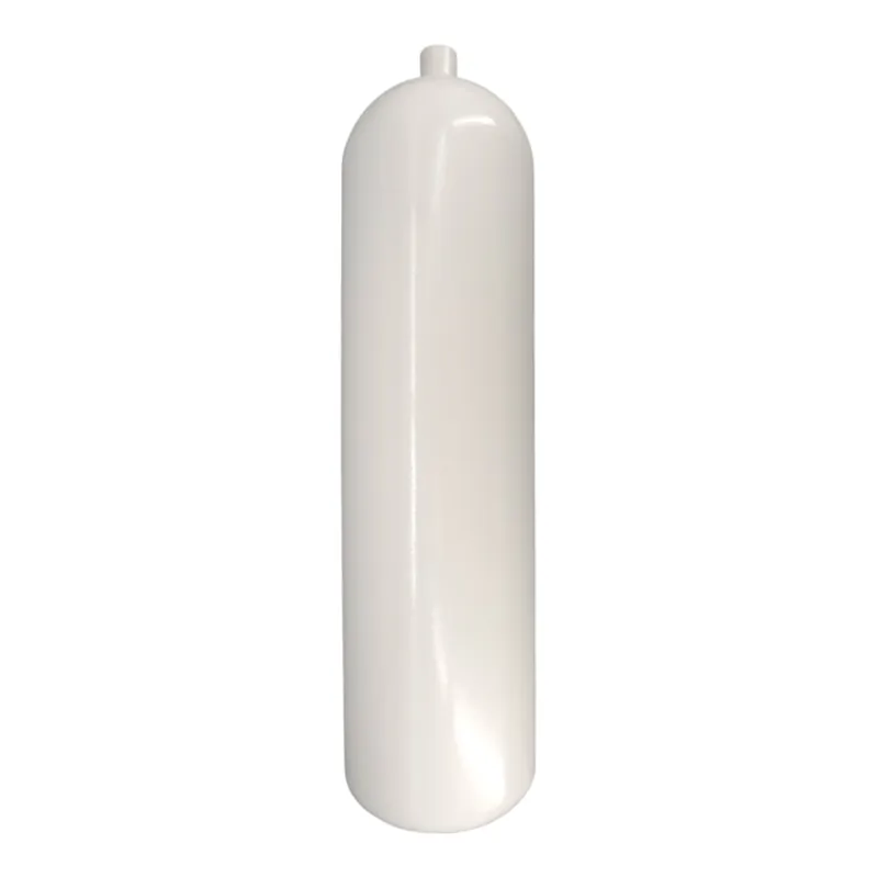 Online Kaufen Stahlflasche / Tauchflasche 20 Liter 232 bar 203mm M25x2 ohne Ventil weiß