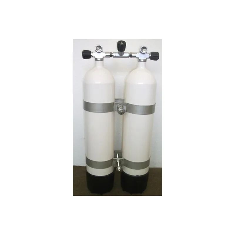 Doppelpack 8,5 Liter 232bar 140mm mit absperrbarer Brücke 186mm Markenprodukt