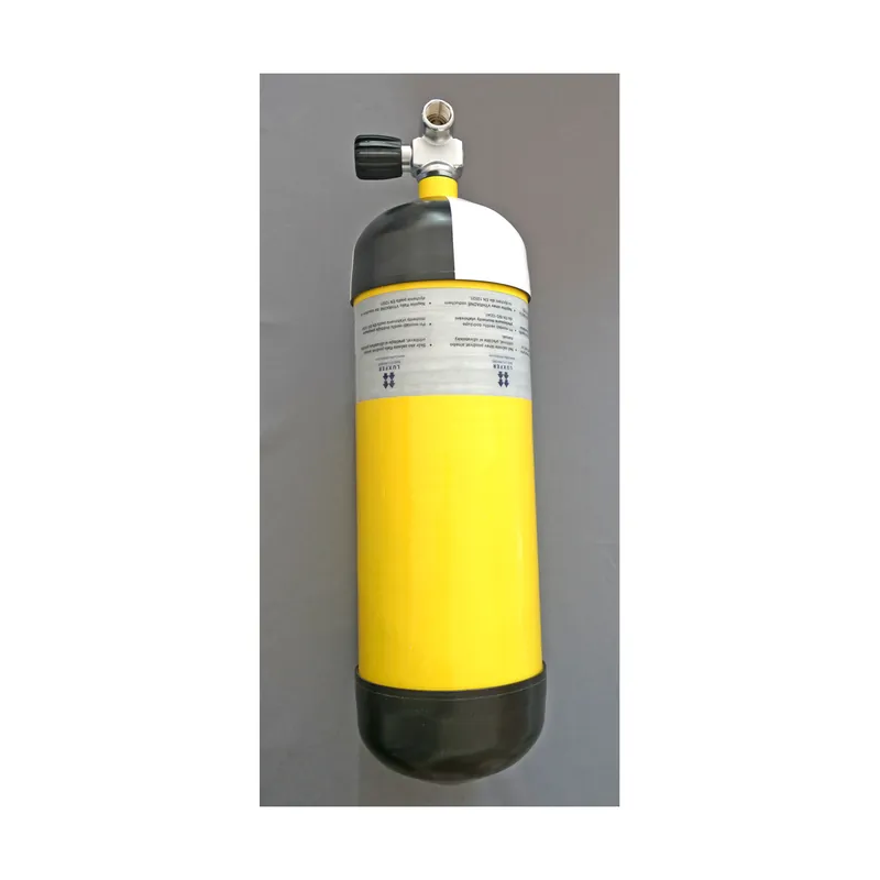 Carbonflasche 6,8 Liter 300bar komplett mit Monoventil Neue Kollektion