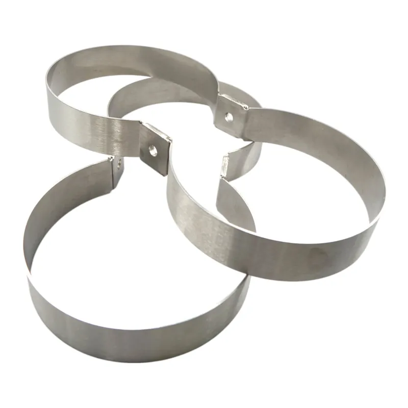 Saisonangebot Tank band set for double tanks, 171mm diameter, 185mm tank spacing, 40mm width.