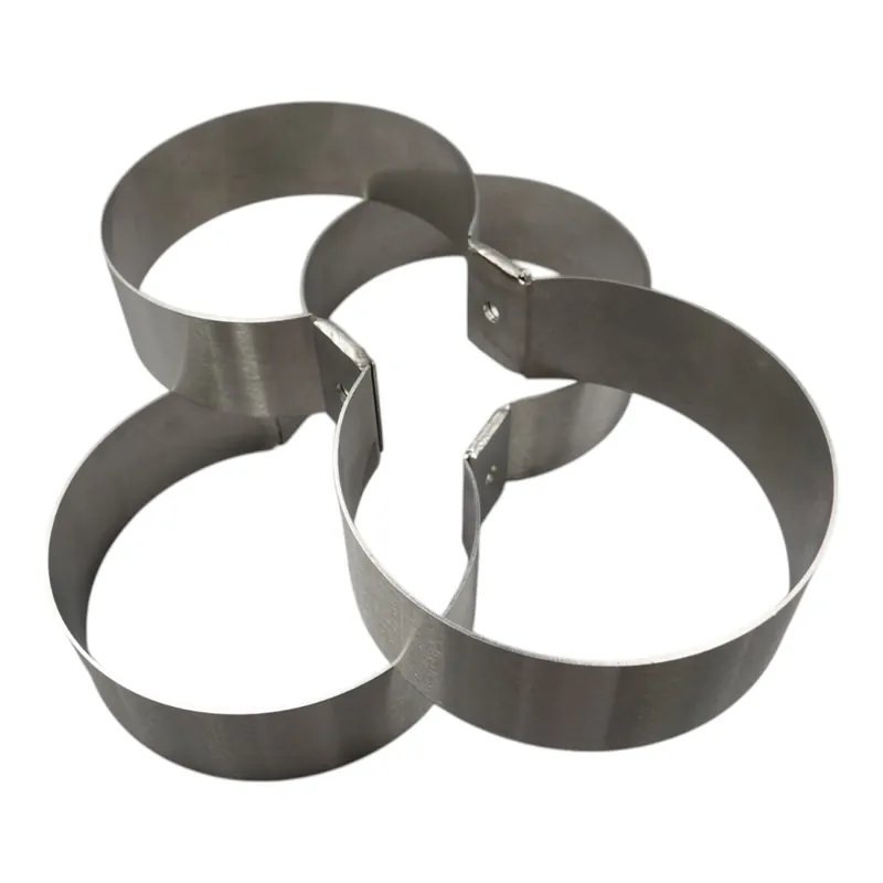 Tank band set for double tanks, 171mm diameter, 185mm tank spacing, 60mm width Rabatt