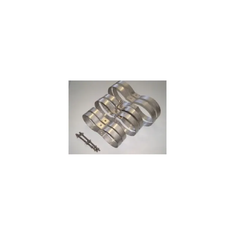 Sonderaktion Clamp set for double diving cylinders, 140mm diameter, 156mm cylinder spacing, 60mm wide
