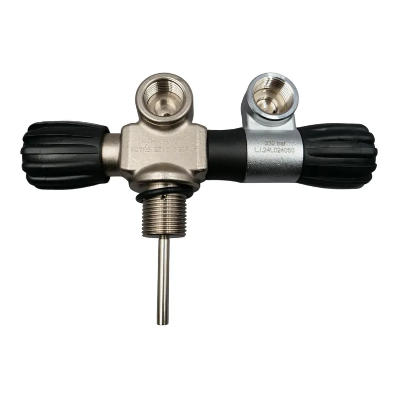 Doppelventil Druckluft G5/8" 232bar M25x2 unter Druck drehbar links Jetzt Kaufen