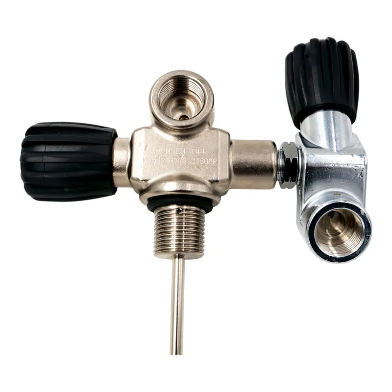 Double valve compressed air G5/8” 232bar M25x2 H-diving cylinder valve left Online Kaufen
