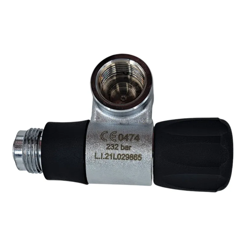 Nur Für Kurze Zeit Second outlet diving cylinder valves compressed air 232bar, rotatable under pressure